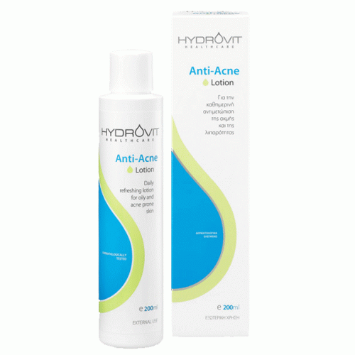 Target Pharma Lotion κατά της Ακμής Hydrovit Anti-Acne για Λιπαρές Επιδερμίδες 200ml