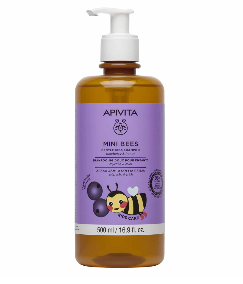 Apivita Υποαλλεργικό Παιδικό Σαμπουάν Mini Bees με Μέλι σε Μορφή Gel 500ml