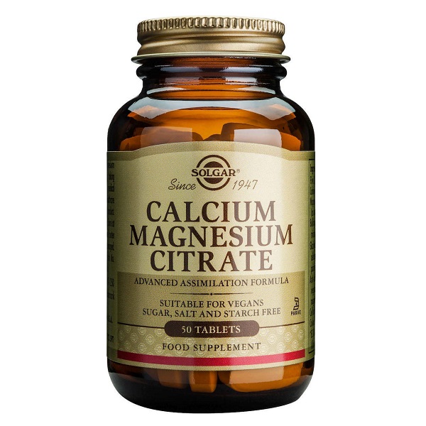 Solgar Calcium Magnesium Citrate 50tabs