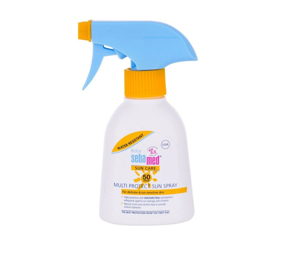 Sebamed Αδιάβροχο Βρεφικό Αντηλιακό Spray Sun για Πρόσωπο & Σώμα SPF50 200ml