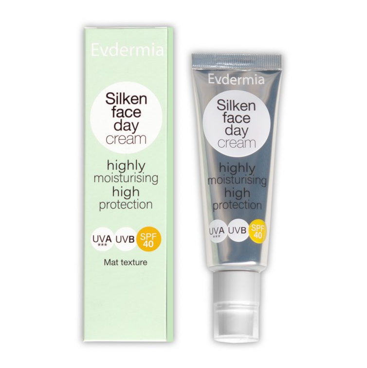 Evdermia Silken Day Cream Αντηλιακή Κρέμα Προσώπου SPF40 50ml