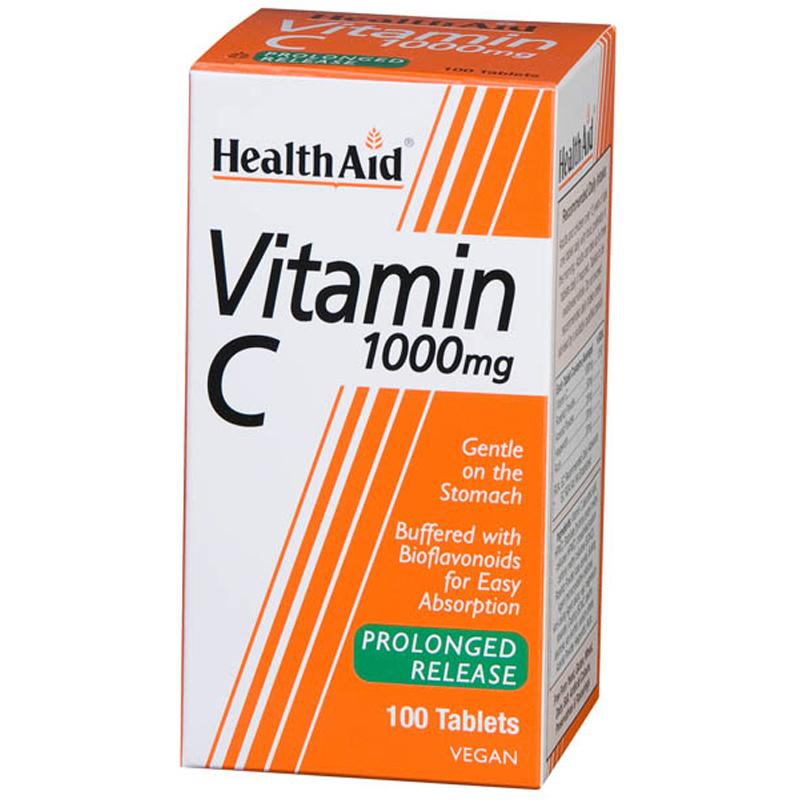 Health Aid Vitamin C Bioflavonoids 60 tabs Βιταμίνη για Ενέργεια & Ανοσοποιητικό 1000mg 60 ταμπλέτες