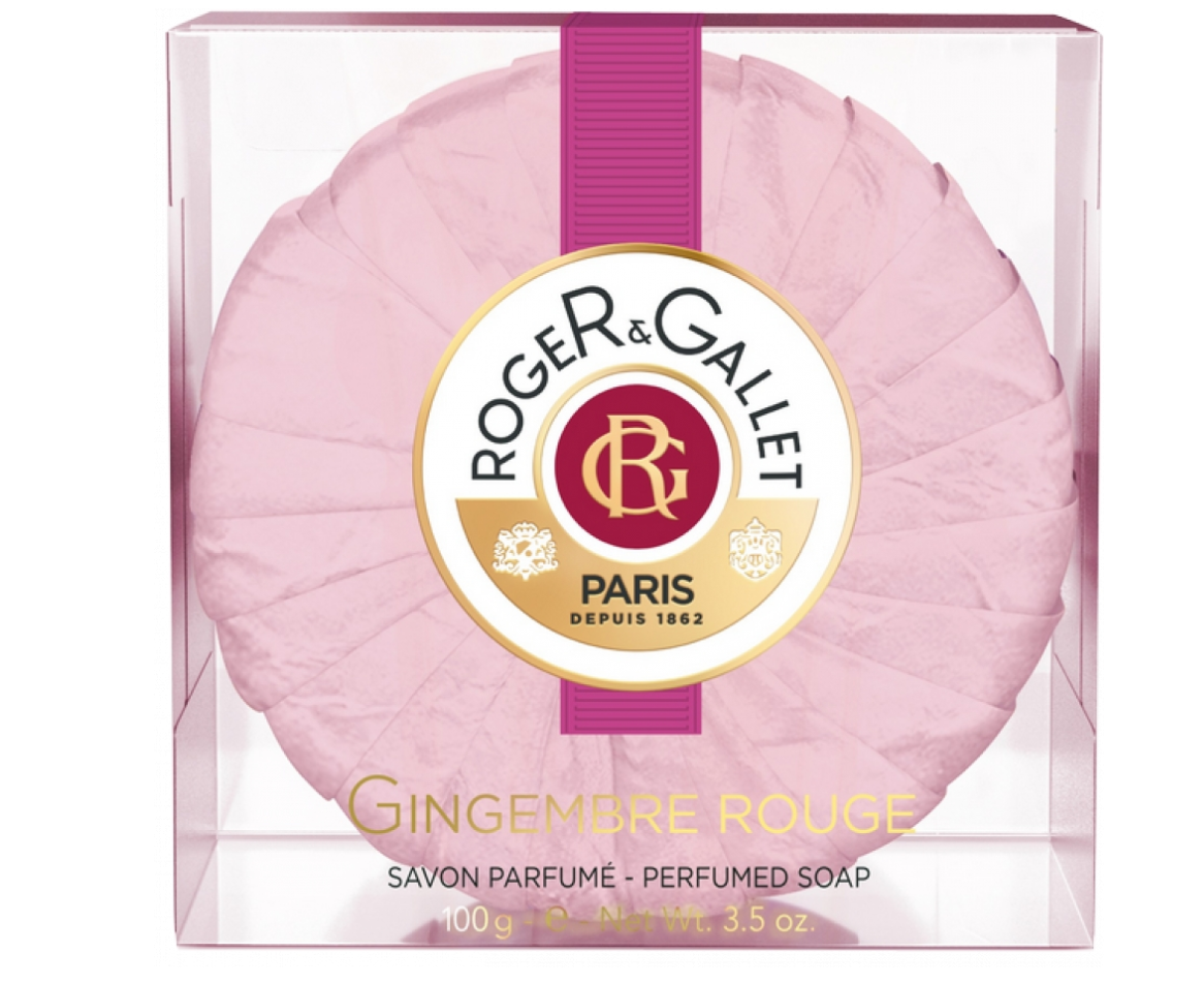 ROGER & GALLET GINGEMBRE ROUGE SAVON FRAIS BOITE CRISTAL 100