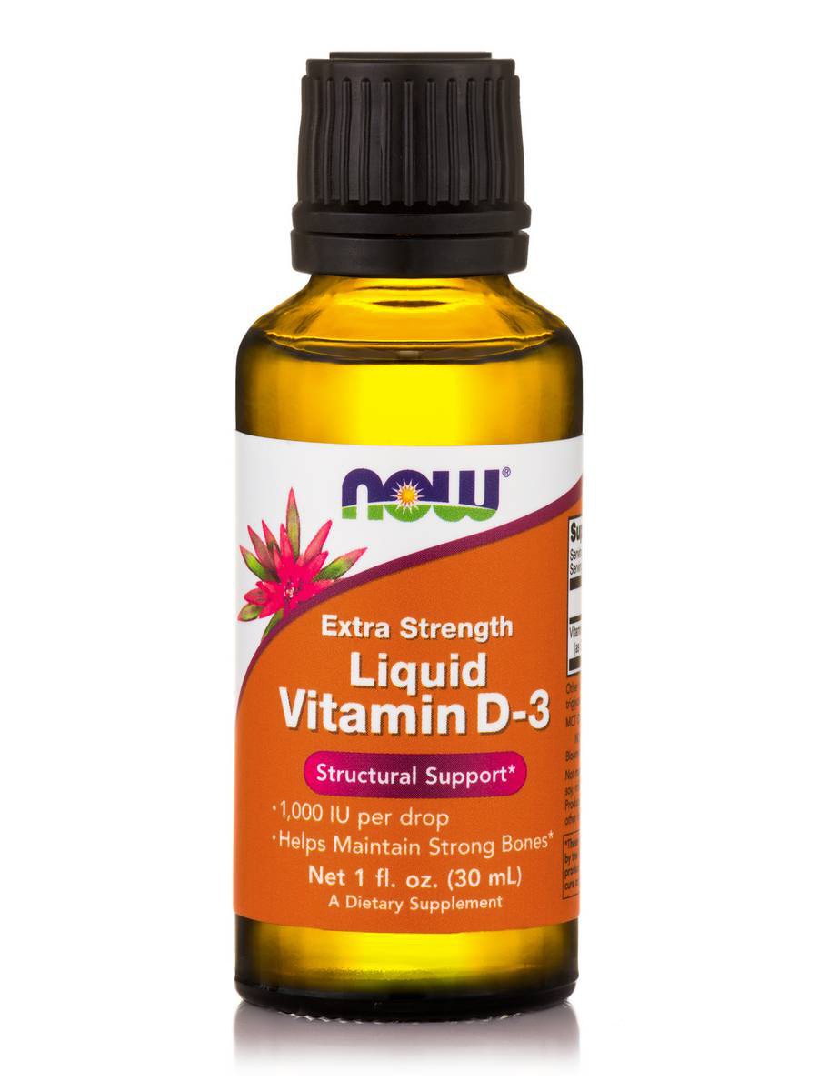 NOW EX STR LIQUID VITAMIN D-3  1,000 IU/DROP  1 FL