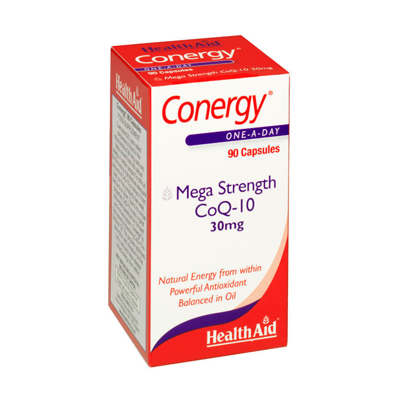 Health Aid Conergy CoQ-10 30mg 90 κάψουλες