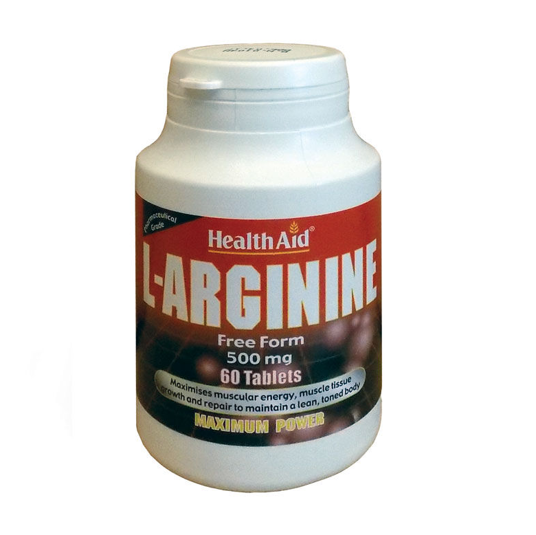 Health Aid L-Arginine 60 ταμπλέτες