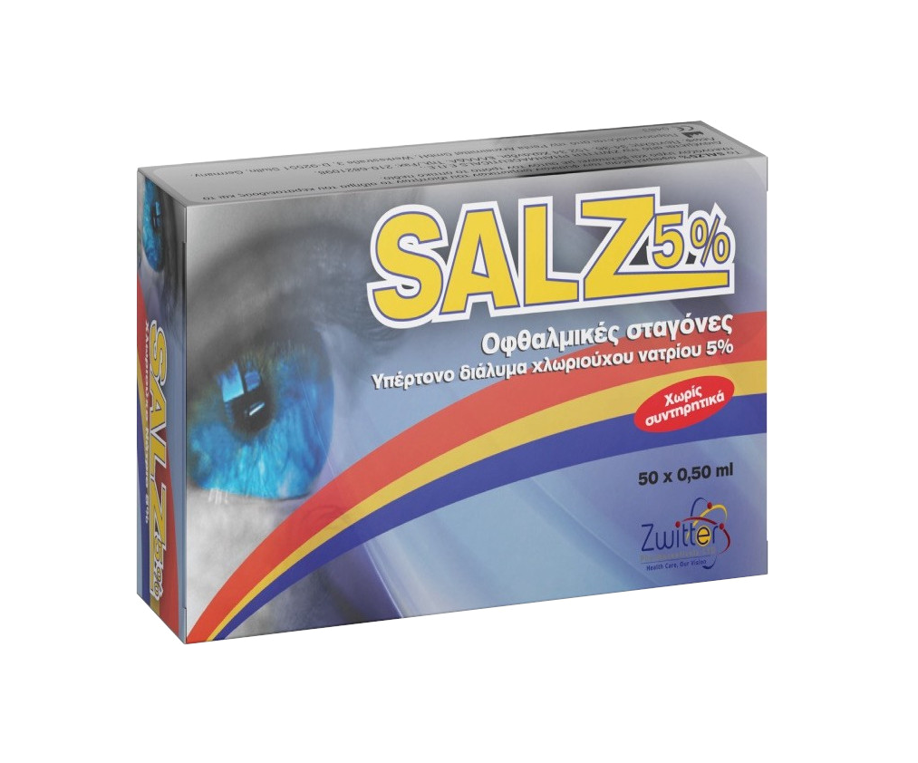 ZWITTER SALZ 5% EYE DROPS 50*0,50ML