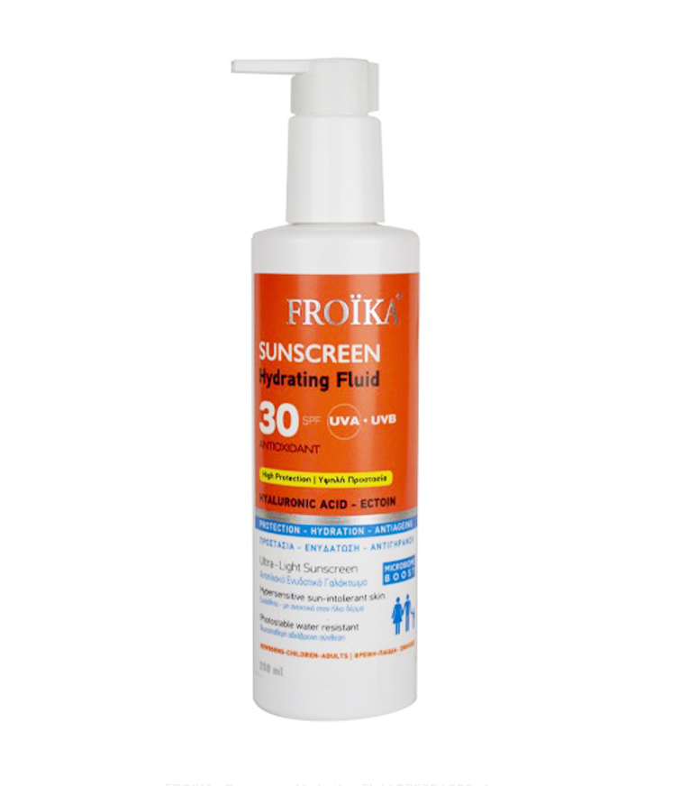 Froika Hydrating Fluid Αντηλιακή Λοσιόν για το Σώμα SPF30 250ml