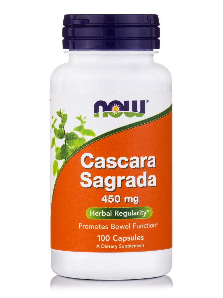 Now Foods Cascara Sagrada 450mg 100 κάψουλες