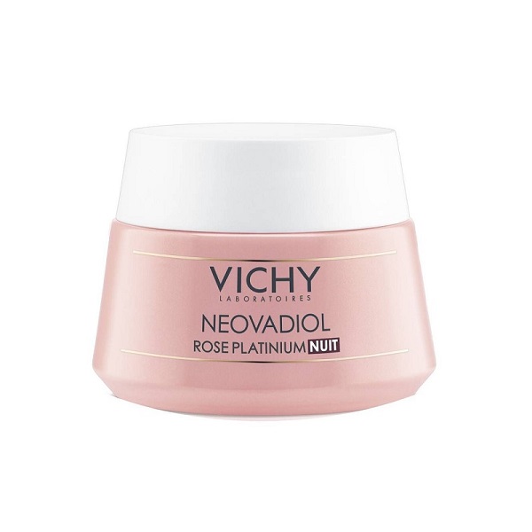 Vichy Neovadiol Rose Platinium Night Κρέμα Προσώπου Νυκτός Θρέψης Αντιγήρανσης για Κανονικές Επιδερμίδες 50ml