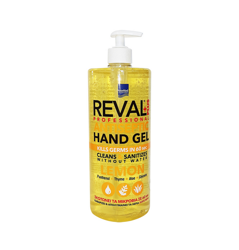 Intermed Reval Plus Professional Antiseptic Hand Gel Lemon 1000ml