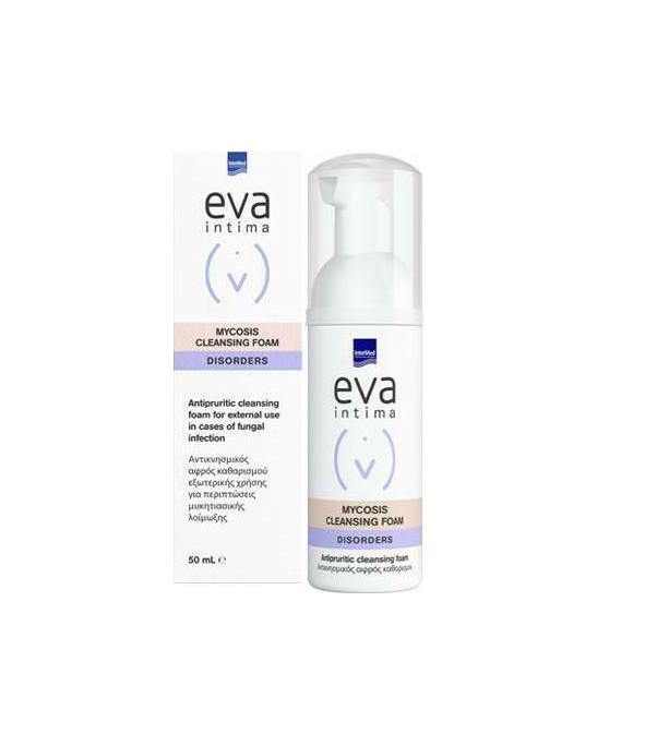 Intermed Eva Mycosis Intimate Foaming Wash Αφρός Καθαρισμού με Χαμομήλι και Αλόη 50ml