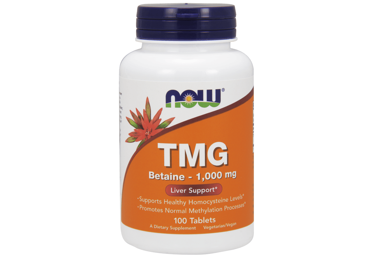 NOW TMG 1000MG TABS  100 TABS