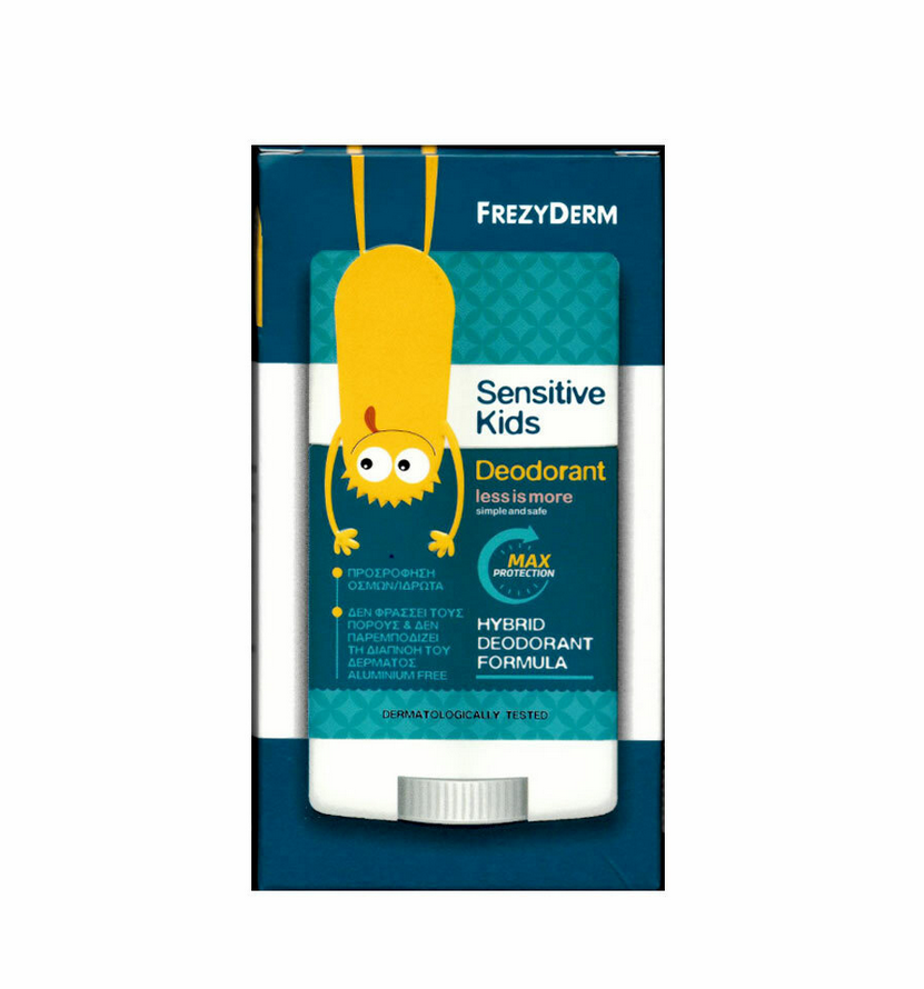 Frezyderm Sensitive Kids Less Is More Αποσμητικό σε Stick Χωρίς Αλουμίνιο 40ml