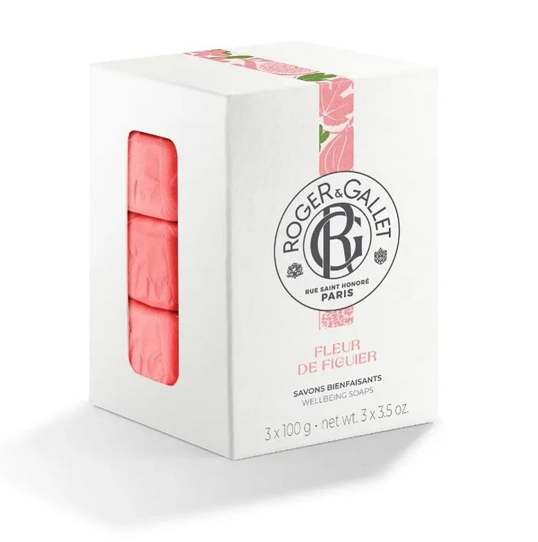 ROGER & GALLET FLEUR DE FIGUIER BOITE SAVONS 3 X 100G