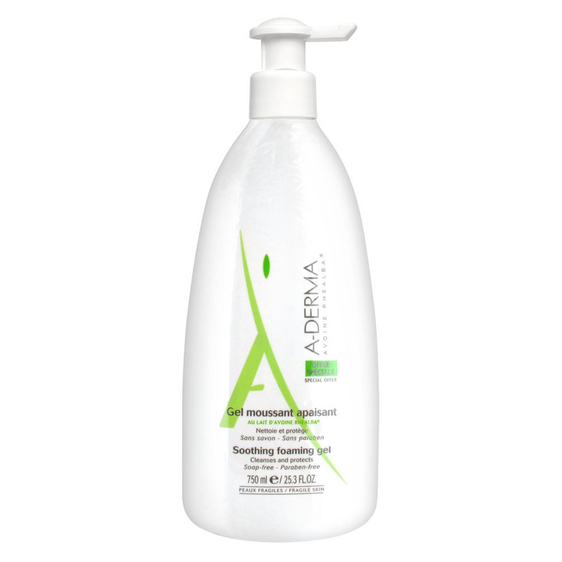 A-DERMA GEL MOUSSANT APAISANT 750ML