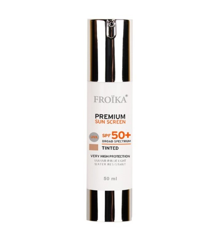 Froika Premium Sunscreen Tinted Αντηλιακό Προσώπου SPF50 με Χρώμα 50ml