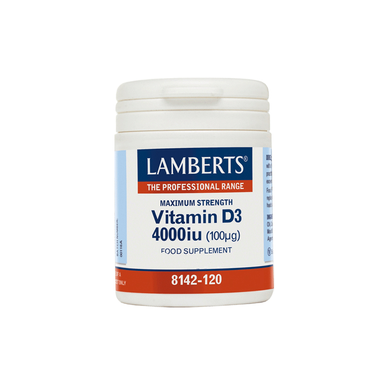 Lamberts Vitamin D3 Βιταμίνη για Ανοσοποιητικό 4000iu 30 κάψουλες