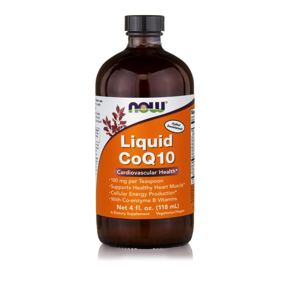 NOW LIQUID CO Q10 ORANGE FL.100 MG /TSP