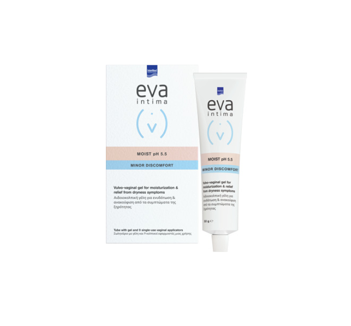 Intermed Eva Moist pH 5.5 Gel Ενυδάτωσης με Χαμομήλι και Αλόη 50gr