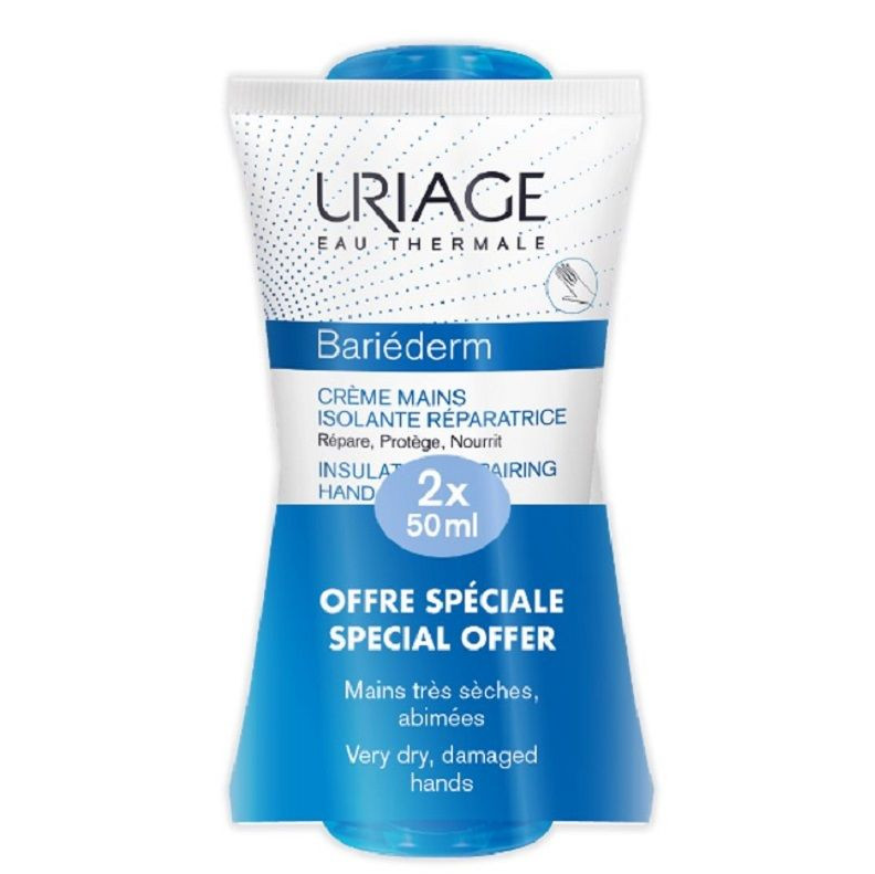 URIAGE BARIEDERM HAND CR 50ML X2  