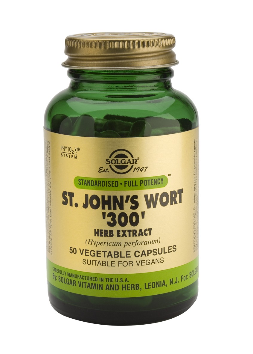 Solgar SFP St. Johns Wort Herb Extract 300mg 50veg caps