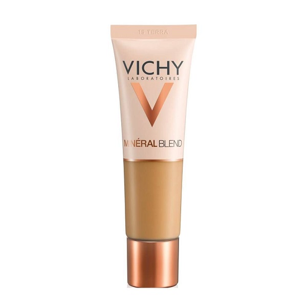 VICHY Mineral Blend 16H Hold Fresh Complexion Hydrating Foundation 15 Terra Ενυδατικό Foundation για Λαμπερή Επιδερμίδα 30ml