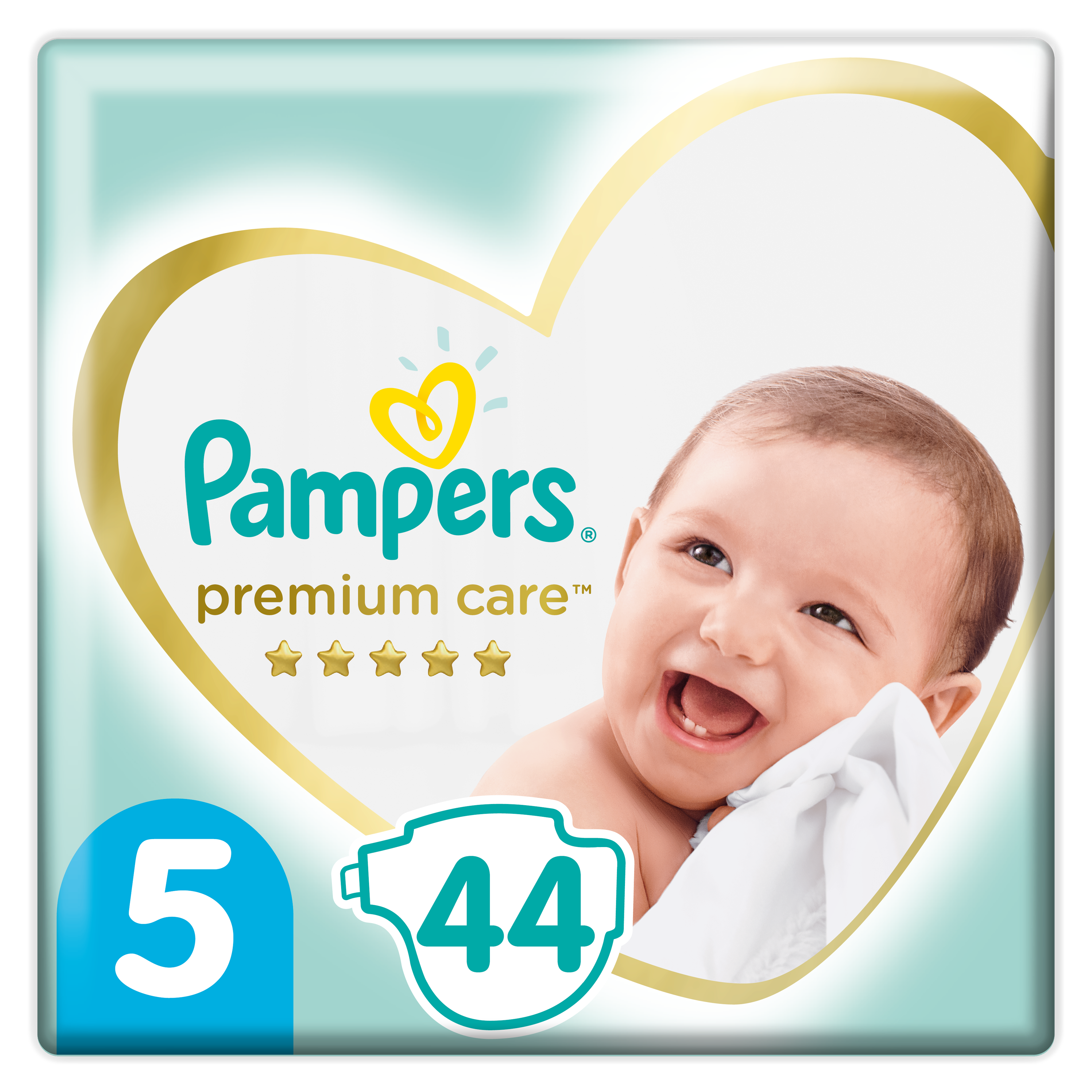 Pampers Premium Care Πάνες με Αυτοκόλλητο No. 5 για 11-16kg 44τμχ