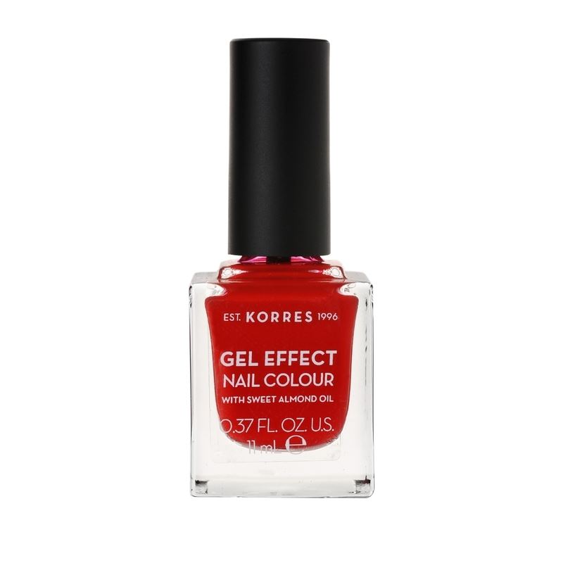 Korres Gel Effect Gloss Βερνίκι Νυχιών Μακράς Διαρκείας Κόκκινο 53 Royal Red 11ml