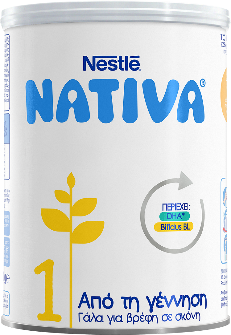 Nestle Γάλα σε Σκόνη Nativa 1 0m+ 400gr