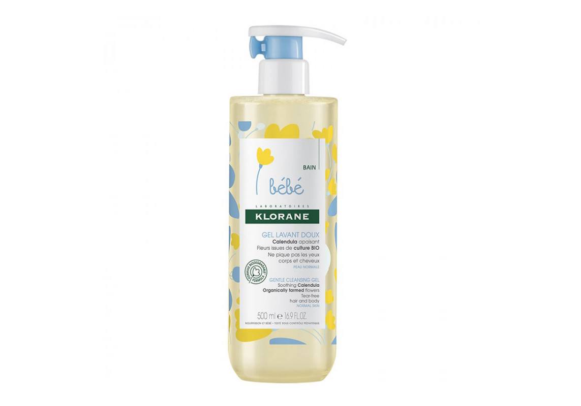 Klorane Gentle Cleansing Gel 500ml με Αντλία