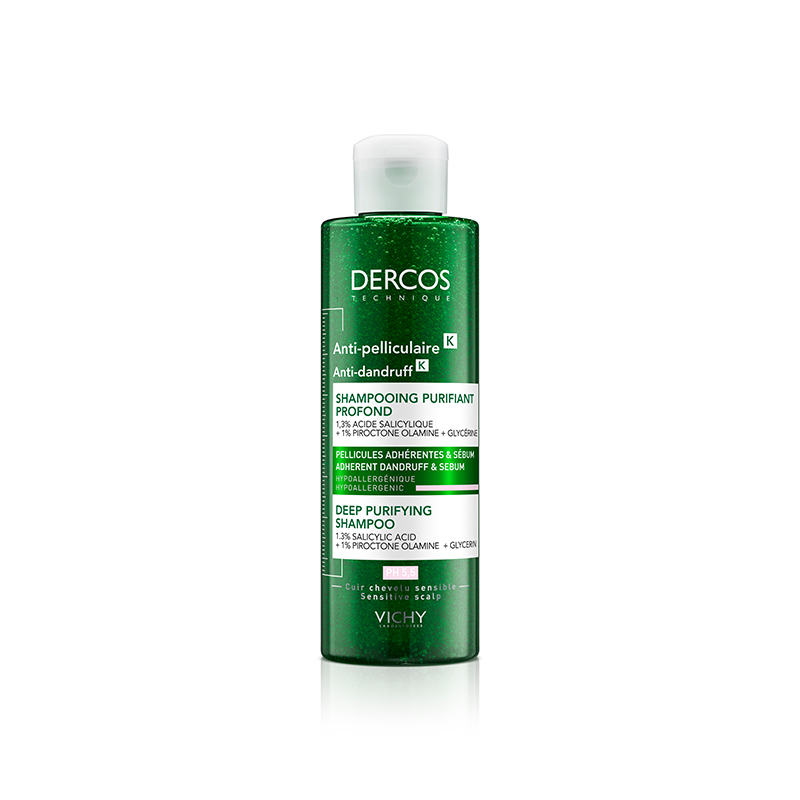 VICHY Dercos Anti-Dandruff Deep Purifying Σαμπουάν κατά της Πιτυρίδας για Όλους τους Τύπους Μαλλιών 250ml