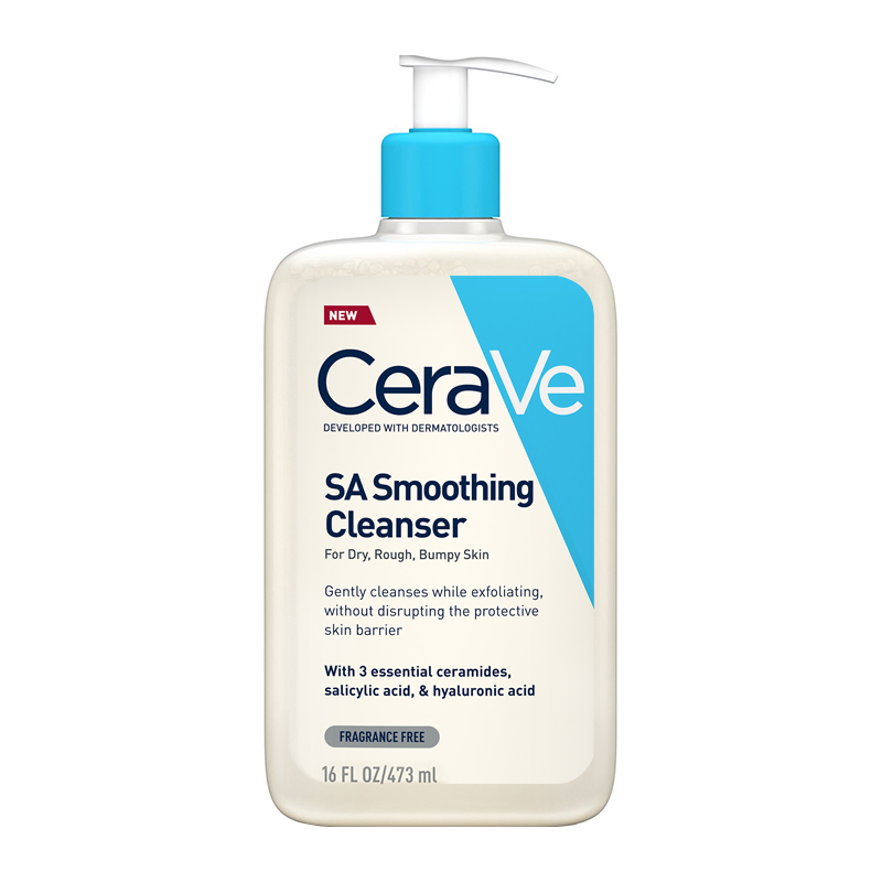 CeraVe Gel Καθαρισμού SA Smoothing για Ξηρές Επιδερμίδες 473ml