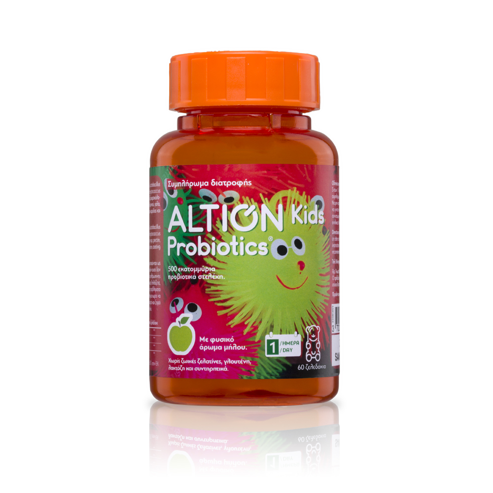 Altion Kids Probiotics Παιδικά Προβιοτικά Μήλο 60 ζελεδάκια