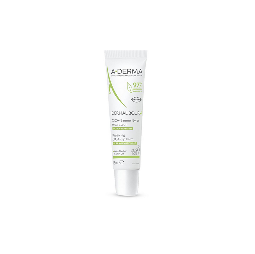 A-DERMA DERMALIBOUR+ CICA-BAUME LEVRES 15ML