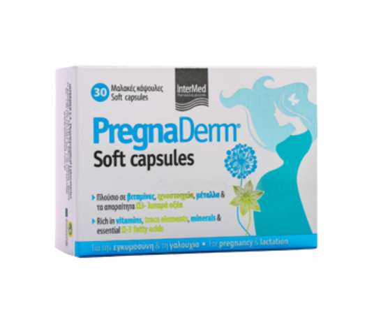 Intermed PregnaDerm Soft Capsules 30 κάψουλες