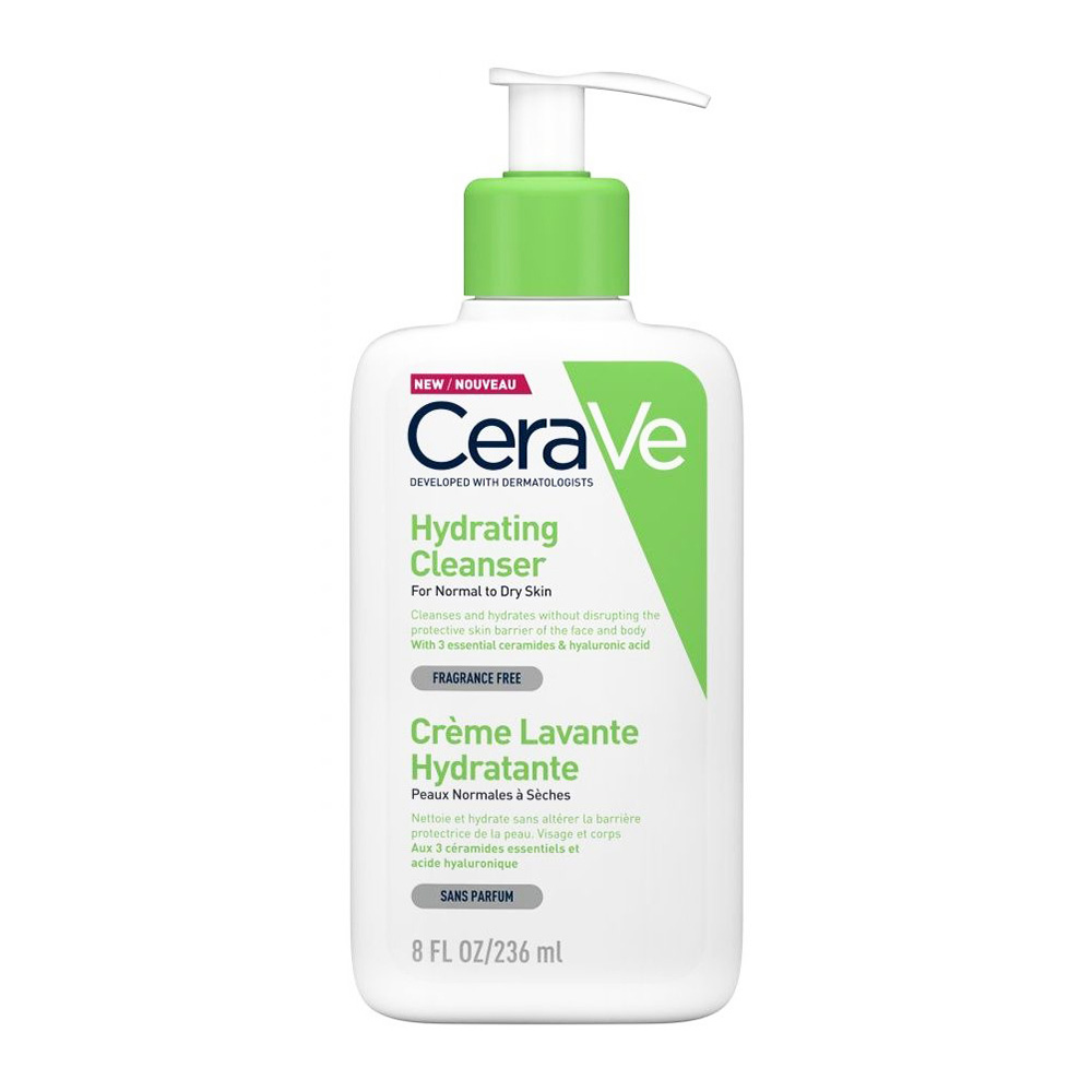 CeraVe Hydrating Normal To Dry Skin Cleanser Cream 236ml