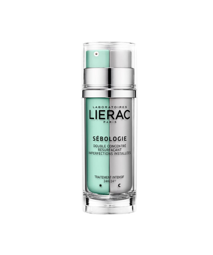 LIERAC Sebologie Double Concentrate Resurfacing 24ωρο Gel Προσώπου για Λιπαρές Επιδερμίδες κατά της Ακμής 30ml