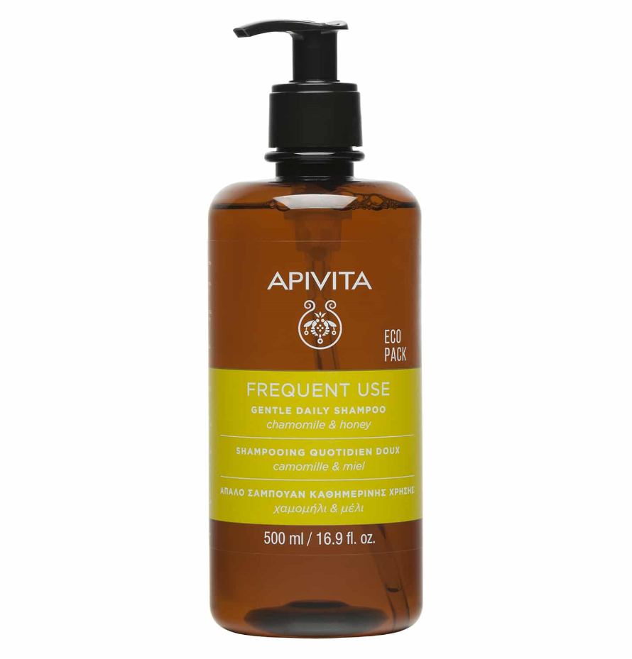 Apivita Frequent Use Chamomile & Honey Σαμπουάν Καθημερινής Χρήσης για Όλους τους Τύπους Μαλλιών 500ml