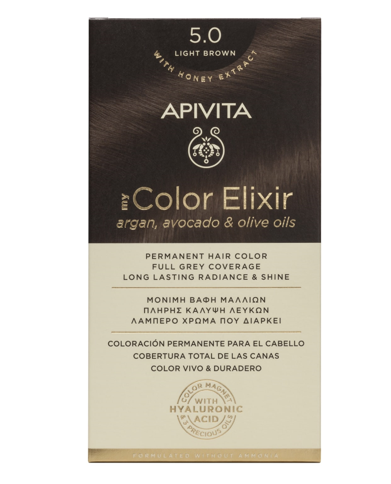 Apivita My Color Elixir 5.0 Καστανό Ανοιχτό 125ml