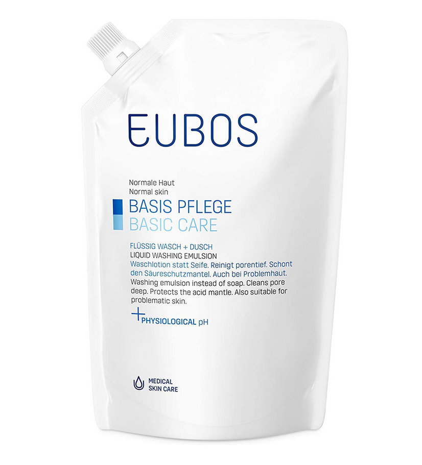 Eubos Blue Liquid Washing Emulsion Refill 400ml