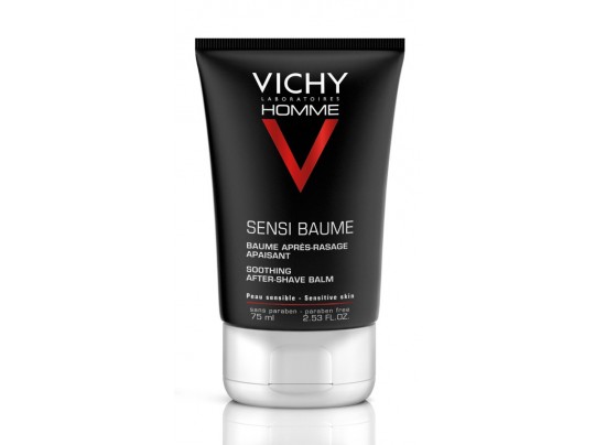 Vichy After Shave Balm Homme Sensi χωρίς Οινόπνευμα για Ευαίσθητες Επιδερμίδες 75ml