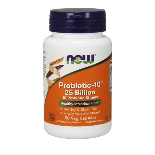 NOW PROBIOTIC-10 (TM) 25 BILLION  50 VCAPS