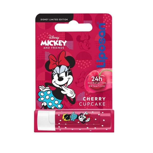 Liposan Cherry Cupcake Lipbalm Disney Ενυδατικό Χειλιών Minnie 4.8gr