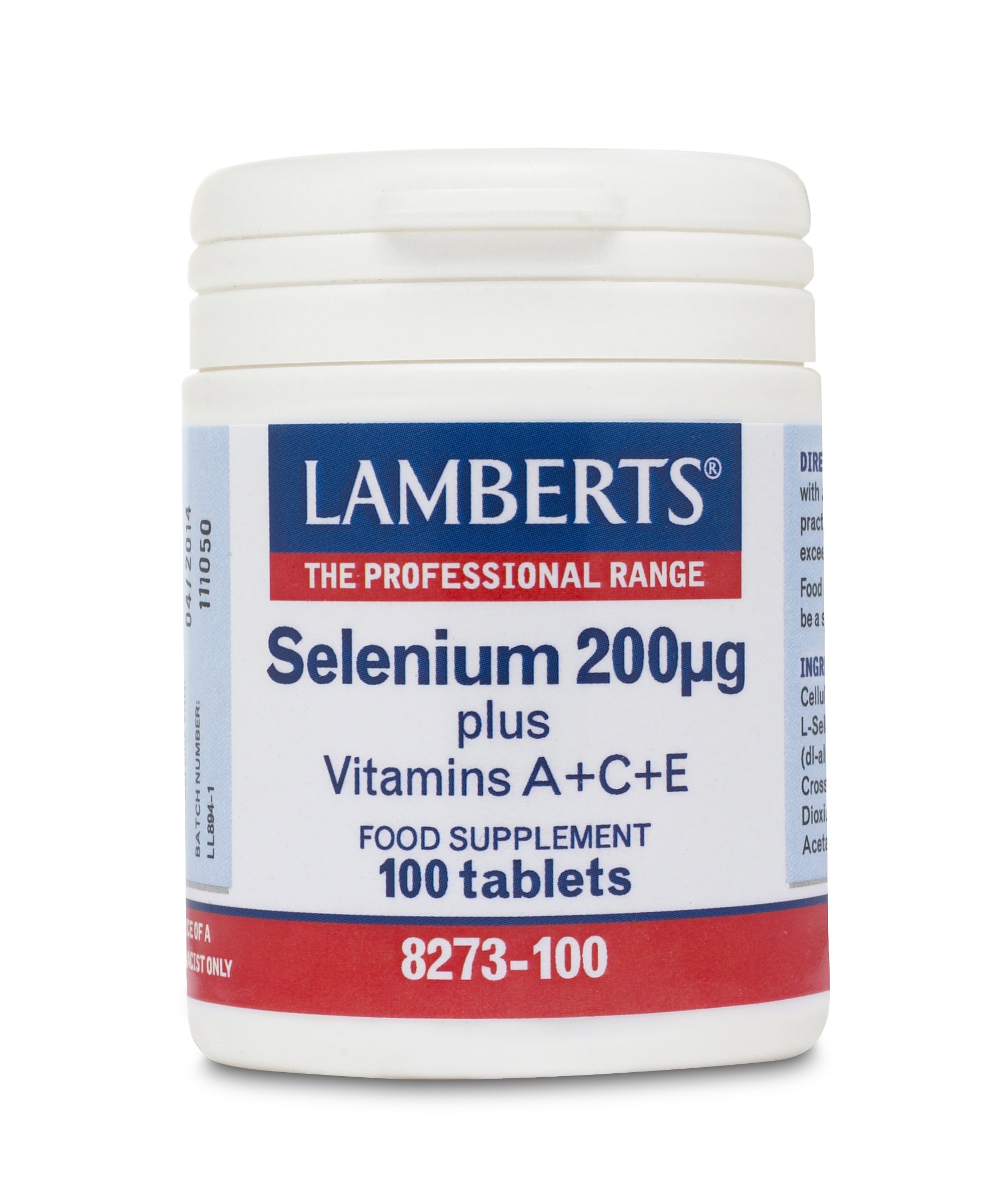 Lamberts Selenium 200μg plus A+C+E 100 ταμπλέτες