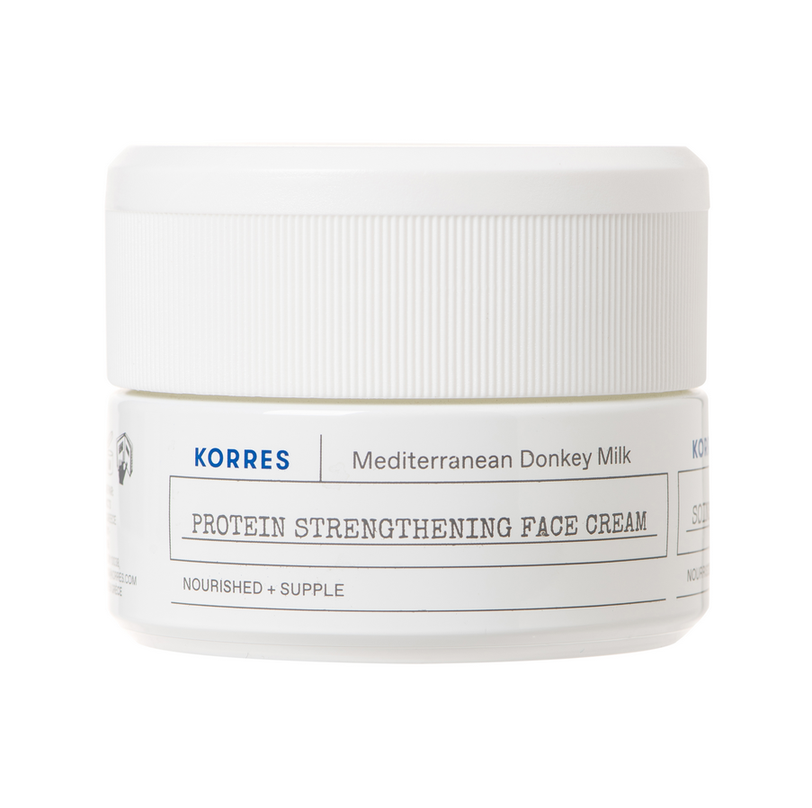 Korres Mediterranean Donkey Milk Protein Strengthening Face Cream 48ωρη Κρέμα Προσώπου για Ενυδάτωση Με Γάλα Γαΐδούρας 40ml