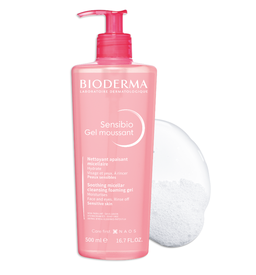 Bioderma Gel Καθαρισμού Sensibio για Ευαίσθητες Επιδερμίδες 500ml