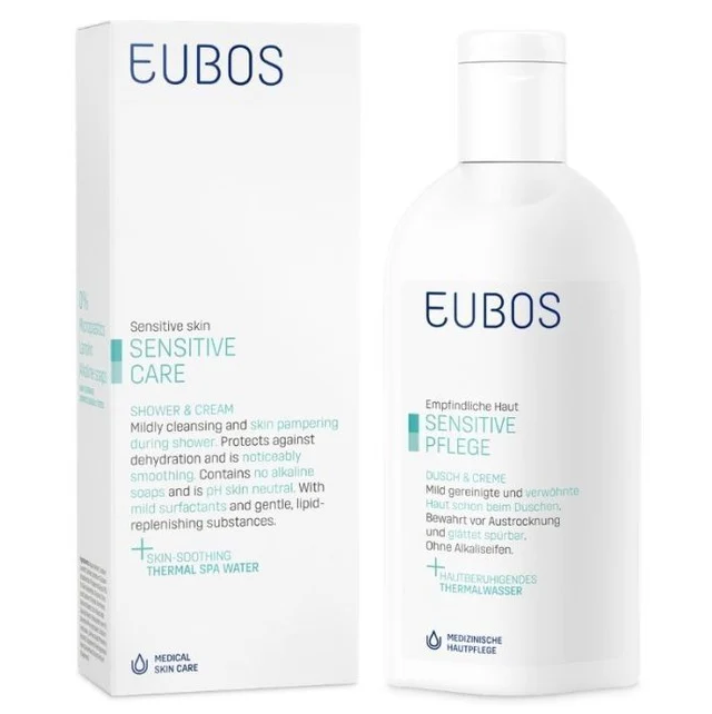 EUBOS SHOWER & CREAM, 200 ml