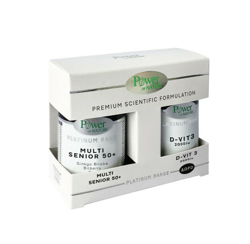 Power Health Multi Senior 50+ 30caps & Δώρο D-Vit3 2000IU 20caps