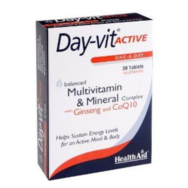 Health Aid Day-Vit Active Βιταμίνη για Ενέργεια 30 ταμπλέτες